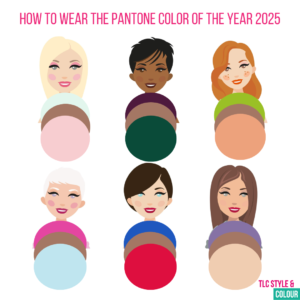 Colour combos with Pantone's colour of the year for each colouring type 